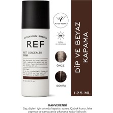 Uravas Store Ref Stockholm-Ref Root Concealer Brown 100 ml Saç Dipleri Için Anında Kapatıcı Sprey - Kahve