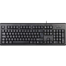 Uravas Store A4 Tech KM-720 (F)Türkçe Fn-Multimedya Klavye, Suya Dayanıklı, 2.3 Cm, Hafif Tasarım, Ayarlanabilir Yükseklik, Siyah