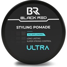 Uravas Store Black Red Saç Şekillendirici Wax Ultra - Mat Görünüm - Mavi 120 Ml, Firatemir-Ultra-Wax