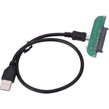 Uravas Store Alfais 4479 2.5 Inç Mini USB Sata SSD Laptop HDD Hard Disk Çevirici Dönüştürücü Kablosu