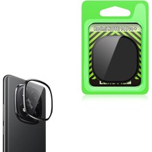 Xiaomi ile Uyumlu Redmi Note 14 Pro Plus Cl-07 Kamera Lens Koruyucu Siyah
