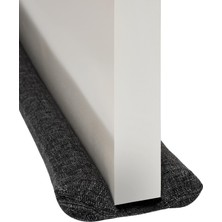 Uravas Store Kumaş Kapı Altı Rüzgar Önleyici 70-90 cm | Isı, Toz ve Koku Yalıtımlı Özel Köpük Dolgulu | Yıkanabilir Kapı Altı Sünger Bariyer | Antrasit, Ekru, Kahverengi (Antrasit)