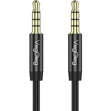 Uravas Store Veggieg 3.5mm Jack Trrs Hi-Fi Aux Mikrofon ve Ses Kablosu 5 Metre