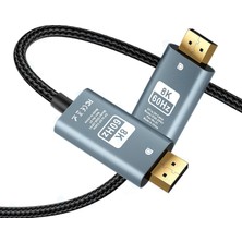 Uravas Store Coverzone Dp To Dp Kablo, 8k 60Hz 200CM Yüksek Hızlı, Displayport Kablo 2 Metre Kablo Uzunluğu Displayport To Displayport Kablo 200CM ZR856