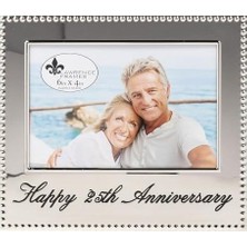 290064 4 x 6 Happy 25TH Anniversary Bilderrahmen