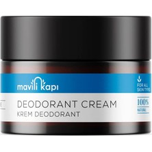 Uravas Store Mavili Kapı Krem Deodorant -%100 Doğal - Ter Kokusuna Karşı - 30ML