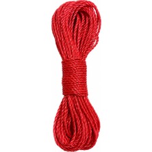 Uravas Store 20 Metre Kırmızı Naylon Ip 3 Mm, Çok Amaçlı Dayanıklı Çamaşır Ipi, Kamp Bahçe Balkon Hamak ve Taşıma Sabitleme Ipi, Dayanıklı Çamaşır Ipi Kalın, Asma Ipi Güçlü Halat Ip, Sağlam Ip, Kaliteli
