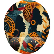Uravas Store Iyi Fikirler Afrikalı Kadınlar Bilek Destekli Mouse Pad