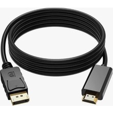 Uravas Store Ti-Mesh Display Port To HDMI Kablo - Gold Plated 1080P - 3 Metre