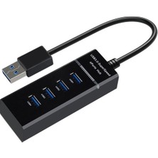 6043 4 Port USB 3.0 Çoğaltıcı Çoklayıcı Hub Adaptör Switch Hız: Usb3.0-5gbit/sn 4 Adet Usb3.0 Kablo Uzunluğu: 30 cm 4 Farklı Cihazı Usb3.0 Hızında Tek Noktadan Aynı Anda Bağlayın