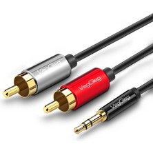 Uravas Store Veggieg 3.5mm Aux To 2 Rca Ses Kablosu 1 Metre