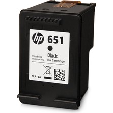 Uravas Store Hp 651 Siyah Mürekkep Kartuş 600 Sayfa (C2P10A)