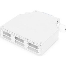 Uravas Store Dıgıtus Lwl Ekleme Kutusu - Şapka Ray Montajı - 6 Port - Sc Dubleks Bağlantılar Için - Metal Gövde