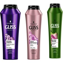 Uravas Store Gliss Şampuan 500 Ml, Bio-Tech Restore Güçlendirici, 3'ü Bir Arada