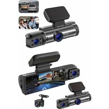 AyrStore Buğz Video ve Fotoğraf Kaydedici Sürüş Kamerası Ön ve Arka Çift Kameralı