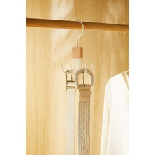 Uravas Store Ocean Home Textile 6 Kancalı Mat Beyaz Renk Kauçuk Kaplamalı Metal Çok Amaçlı Askı 14 x 7 cm