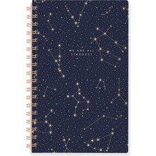 Frınge Studıo Püsküllü Imza Spiral Defter, 160 Çizgili Sayfa, 16 x 22 Cm, Yıldız Sanatı (896048)