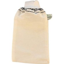 Uravas Store 162-L Lastikli Standart Kelebek Hamam ve Banyo Kesesi (Beyaz)