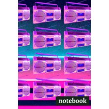 Uravas Store Notebook: Boombox, Stereo Speakers, Music Player. 150 Pages!