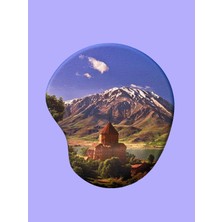 Uravas Store Türkiye Serisi - Akdamar Kilisesi Baskılı Bilek Destekli Mouse Pad