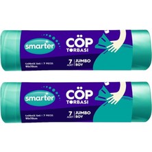 Uravas Store Smarter 2 Li Jumbo Boy Çöp Torbası 80X110CM (Çöp Poşeti)