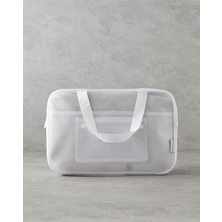 Uravas Store Ruby Polyester Organizer Beyaz