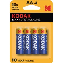 Uravas Store Kodak 4 Adet Max Super Alkalin Kalem Pil - 30952867
