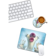 Uravas Store Ice Age Sid Mouse Pad ve Bardak Altlığı Set