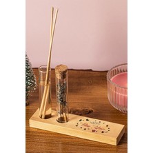 Uravas Store Yılbaşı Tasarımlı Dekoratif Set - Bambu Oda Kokusu Şişesi