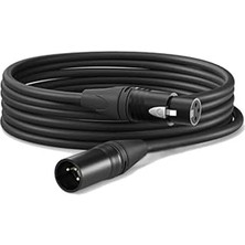 Uravas Store Midex MCB-10X Kaliteli Stereo Mikrofon Kablosu Xlr + Xlr 10 Metre Siyah Renk