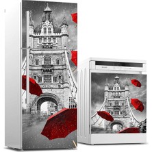 Uravas Store Buzdolabı ve Bulaşık Makinası Beyaz Eşya Sticker Kaplama England
