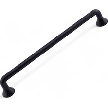 Uravas Store Incir Mat Siyah Metal Kulp 160 mm 16 cm Mutfak Dolabı Kulbu Kulpu Mobilya Çekmece Dolap Kulpları