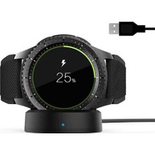 Uravas Store Constraın Siyah Gear S3 USB Ile Uyumlu Şarj Kablosu