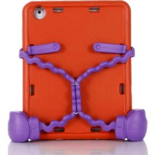 Uravas Store Constraın - iPad ile Uyumlu 2 3 4 Eva Boxer Tablet Silikon - Kırmızı 2