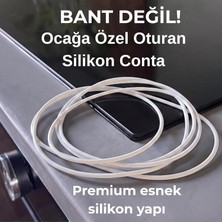 Uravas Store Ankastre Ocak- Indüksiyon Ocak- Sızdırmaz Silikon Conta – Bant Değil, Çıkarılabilir & Yıkanabilir – 60-75 cm Ocak Uyumlu Ankastre Ocak- Indüksiyon Ocak Kenar Silikonu (Beyaz)