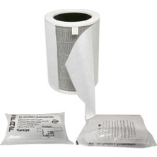 Uravas Store Faf Fresh Air Filter 10 Adet Xiaomi Purifier 3c Ile Uyumlu Filtre Üstüne Uyumlu Gümüş Iyonlu Elektrostatik Toz Tutucu Ön Filtre