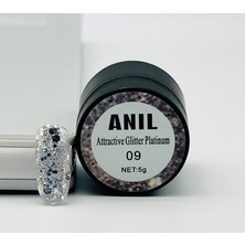Uravas Store Anil Professional Cosmetics Kalıcı Oje Paint Jel Renk 5 ml Siyah Kutu | Dayanıklı Kolay Uygulanan Trend Renkler | Hızlı Kuruma ve Parlaklık (Paint Jel - 09)