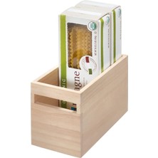 Uravas Store Idesign Kulplu Saklama Kutusu, Mutfak Dolabı Düzenleyici, Raf Veya Saklama Dolabı Için, Çok Yönlü Kutu, Bej