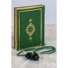 Uravas Store Termo Deri Ciltli Kuranı Kerim - Hafız Boy - Ahmet Hüsrev Hatlı - Tesbih ve Ayraç Hediyeli - Yeşil