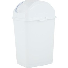 Uravas Store Superio Küçük 2,6 Litre Slim Çöp Kutusu, Beyaz