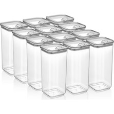 Uravas Store Vip Ahmet Pratik Kare Saklama Kabı, 3X1700 ml