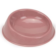 Uravas Store Beeztees Kedi Mama Kabı, Plastik, Gül Kurusu 15CM