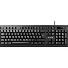 Uravas Store Aula AK205 105 Tuşlu Kablolu Türkçe Q Klavye