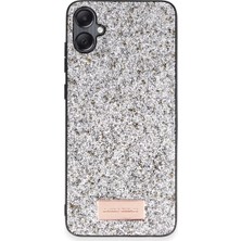 Techora Sale Onegif Samsung Galaxy A05 Bright Simli Kapak - Gümüş