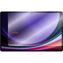 Uravas Store Engo Samsung Galaxy Tab S9 Ultra 14.6 Inç Ile Uyumlu Mat Ekran Koruyucu 9h Temperli Kırılmaz Esnek Nano Cam, Parmak Izi Bırakmayan Yansıma ve Parlama Önleyici Koruma SM-X910