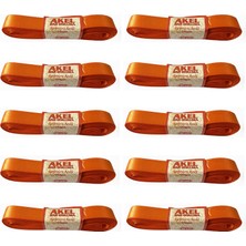 Akel Dar Dokuma Turuncu Saten Kurdele - 2 Cm. x 10 Metre - 10 Adet