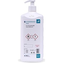Uravas Store Actodermanol® Plus 1l – El ve Cilt Antiseptiği |%89 Etanol (V/v) Içerikli Hızlı Etkili Dezenfektan | Zararlı Mikroorganizmalara Karşı Etkin Koruma | Cilt Dostu, Hızlı Kuruyan Formül