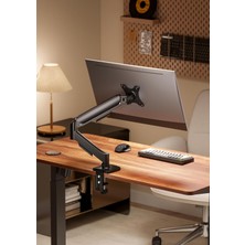 Uravas Store Voltix Monitör Tutucu 17" - 32" Ekranlar Için 9kg Taşıyabilir, LCD LED Amortisörlü Vesa Monitör Tutucu