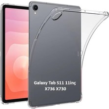 Uravas Store Huawei Honor Pad X8A 11INÇ 2025 ile Uyumlu Kılıf Darbelere Dayanıklı Şeffaf Kapak Renksiz