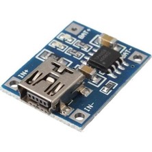 Uravas Store Sanec Arduino TP4056 Korumalı Lityum Lipo Pil Şarj Devresi Mini USB Batarya Şarj Devre 1A 5V
